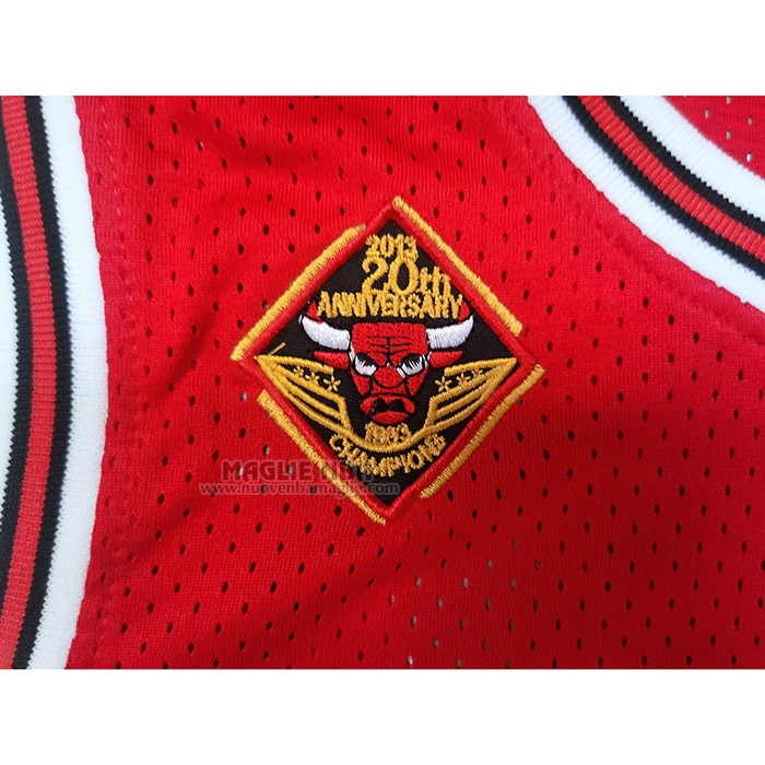 Maglia
 Michael Jordan NO 23 Chicago Bulls Mitchell & Ness 1997-98 Rosso
2